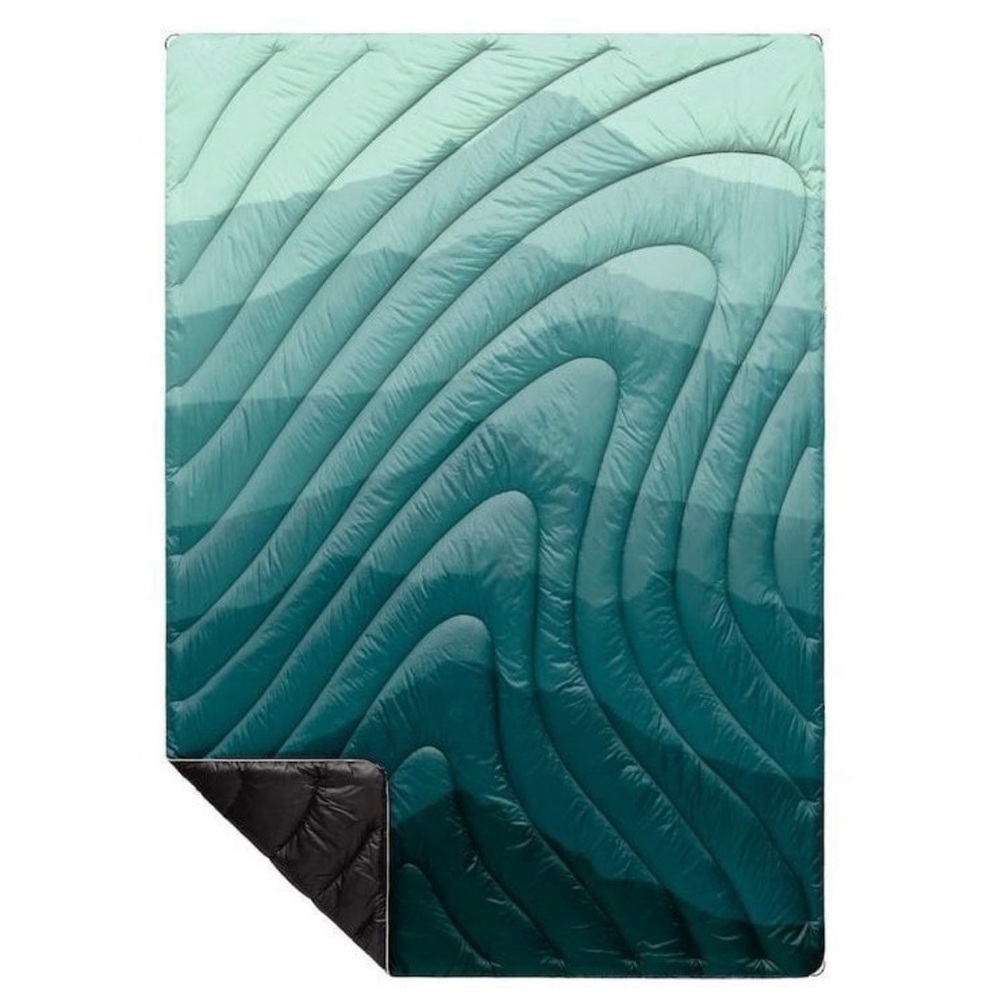 Kids Rumpl Junior Original Puffy Blanket - 28”x40” in Cascade Fade Green